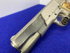 1973 Colt Government .45acp *NICKEL*5" -LARGE ROLL MARK- MK IV Series 70