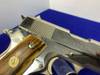 1973 Colt Government .45acp *NICKEL*5" -LARGE ROLL MARK- MK IV Series 70