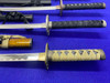 (5) Katana Sword Lot with Scabbards *440 STAINLESS STEEL*