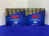 (2) CCI .22 LR Standard Velocity 500-Round Bricks 1,000 Rds *BULK VALUE*