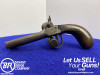 Belgian Double-Barrel Boxlock Percussion Pistol Patina 3" *ANTIQUE PISTOL*