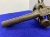 Belgian Double-Barrel Boxlock Percussion Pistol Patina 3" *ANTIQUE PISTOL*