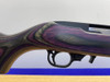 2013 Ruger 10/22 .22 LR Blue 18.50" *BLACK AND PURPLE LAMINATE WOOD STOCK*