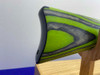 2013 Ruger 10/22 .22 LR Blue 18.50" *BLACK AND LIME GREEN LAMINATE STOCK*