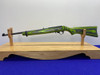 2013 Ruger 10/22 .22 LR Blue 18.50" *BLACK AND LIME GREEN LAMINATE STOCK*