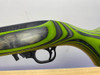 2013 Ruger 10/22 .22 LR Blue 18.50" *BLACK AND LIME GREEN LAMINATE STOCK*
