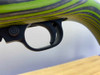 2013 Ruger 10/22 .22 LR Blue 18.50" *BLACK AND LIME GREEN LAMINATE STOCK*