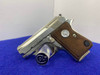 Colt Junior Model .22 Short Nickel 2 1/4" *COMPACT POCKET PISTOL*