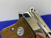 Colt Junior Model .22 Short Nickel 2 1/4" *COMPACT POCKET PISTOL*