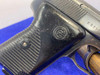 1970 CZ Vz. 50 .32 ACP Blue 3.5" *CZECHOSLOVAKIA MADE SEMI-AUTO PISTOL*