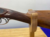 Moore Double-Barrel Shotgun 14 Ga Patina 30" *ANTIQUE PERCUSSION SHOTGUN*  