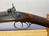 Moore Double-Barrel Shotgun 14 Ga Patina 30" *ANTIQUE PERCUSSION SHOTGUN*  