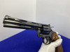 1977 Colt Python .357Mag Blued 6" *LEGENDARY SNAKE SERIES REVOLVER* Mint