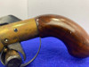 CMC Bar-Hammer Pepperbox .36 Blue/Brass *AWESOME 4-SHOT PERCUSSION PISTOL* 