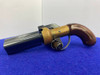 CMC Bar-Hammer Pepperbox .36 Blue/Brass *AWESOME 4-SHOT PERCUSSION PISTOL* 