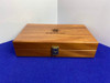 Smith & Wesson Hardwood Presentation Display Case *BLUE FELT INTERIOR*