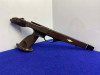 Marble Finish and Checkered Grip Panel Pistol Frame *WHITE DIAMOND INLAY*