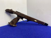 Marble Finish and Checkered Grip Panel Pistol Frame *WHITE DIAMOND INLAY*