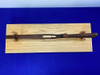 Remington 700-style Short Action Wooden Brown Stock *CHECKERED GRIP PANELS*