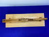 40X Gloss Brown Hardwood Rifle Stock w/White Line Buttplate *GLOSS FINISH*