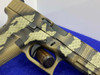 Glock 19 Gen 5 9mm Camo 4.02" *AMAZING CUSTOM "SNAKE SKIN" CERAKOTE*