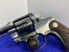 1926 Colt Officer's Model .38SPL Blued 7.5" *HISTORIC COLT DOUBLE-ACTION*