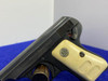 1957 Armi Galesi Mod 9 6.35mm Blue 2.25" *CLASSIC ITALIAN COMPACT*
