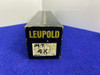 Leupold M7-4X Fixed Power Rifle Scope w/Original Box *PROVEN HUNTING SCOPE*