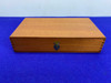 2 Hardwood Presentation Cases w/ Cleaning Tools *BLUE FITTED INTERIORS*