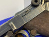1915 DWM P.08 Luger 9mm Blue 4" -COLLECTIBLE GERMAN MADE HANDGUN- Iconic
