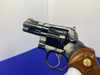 CUSTOM 1979 Colt Python .357mag Blued 3" *AWESOME CUSTOM VINTAGE SNAKE*