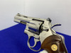 UNFIRED 1971 Colt Python 357Mag *DESIRABLE VINTAGE NICKEL SNAKE* Gorgeous