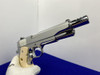 CUSTOM 1987 Colt Government .45ACP 5" *GORGEOUS POLISHED STAINLESS* Comped