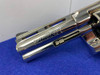 1979 Colt Python .357 Magnum Nickel 4" *BEAUTIFUL NICKEL w/ GENUINE STAGS*