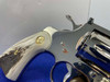 1979 Colt Python .357 Magnum Nickel 4" *BEAUTIFUL NICKEL w/ GENUINE STAGS*