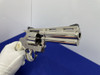 1979 Colt Python .357 Magnum Nickel 4" *BEAUTIFUL NICKEL w/ GENUINE STAGS*