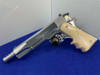 1989 CUSTOM Colt Delta Elite 10mm *STUNNING BRIGHT STAINLESS* Compensated