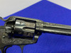 1906 Colt SAA Bisley .32WCF Blued 4.75" *TOM MORO HAND MASTER ENGRAVED*