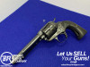 1904 Colt SAA Bisley .38Spl 5.5" *CATTLE BRAND HAND ENGRAVED ANTIQUE*