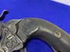 1904 Colt SAA Bisley .38Spl 5.5" *CATTLE BRAND HAND ENGRAVED ANTIQUE*