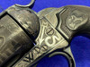 1904 Colt SAA Bisley .38Spl 5.5" *CATTLE BRAND HAND ENGRAVED ANTIQUE*