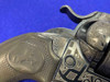 1904 Colt SAA Bisley .38Spl 5.5" *CATTLE BRAND HAND ENGRAVED ANTIQUE*