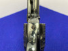 1904 Colt SAA Bisley .38Spl 5.5" *CATTLE BRAND HAND ENGRAVED ANTIQUE*