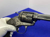 1904 Colt SAA Bisley .38Spl 5.5" *CATTLE BRAND HAND ENGRAVED ANTIQUE*