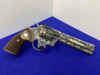 Colt Python .357Mag 6" -CUSTOM ENGRAVED "SNAKE & SCROLLS"- Awesome