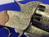 1995 Pietta LeMat .44/20ga 7" *STUNNING FACTORY HAND SCROLL ENGRAVED*