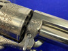 1995 Pietta LeMat .44/20ga 7" *STUNNING FACTORY HAND SCROLL ENGRAVED*