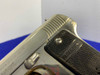 Fabrique d'Armes "Paramount" .32 ACP Nickel *AMAZING RUBY-PATTERN PISTOL*