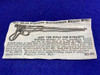 H.M. Quackenbush Bicycle Rifle .22 S,L,LR Nickel *SCARCE SINGLE-SHOT RIFLE*