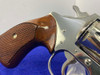 1972 Colt Detective Special .38 Spl Nickel 2" *EXCELLENT 2nd ISSUE MODEL*
